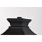 Nuvo Jasper Outdoor Post Lantern 1 Light Matte Black Finish 60/5745 - alternate 4